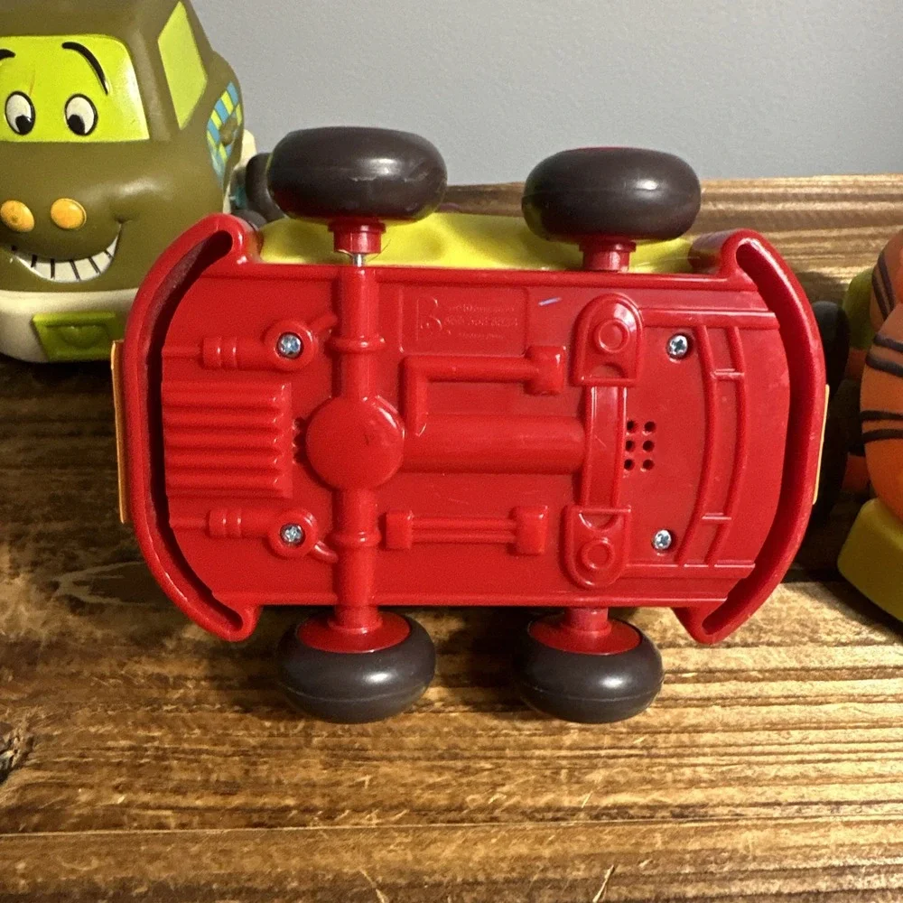 Just B You Baby Toy Cars Pull Back Action Clicking Wheels Set of 3
